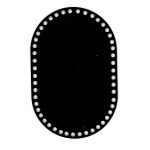 Seitenteil für Strickbeutel Oval Plexiglass 26cm.Χ17cm.(02400) Farbe No 1